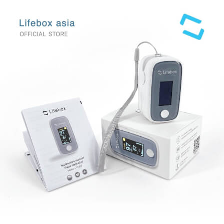 เครื่องวัดออกซิเจนปลายนิ้ว Lifebox L-PO02 [รับประกันสินค้า 2ปี]_2